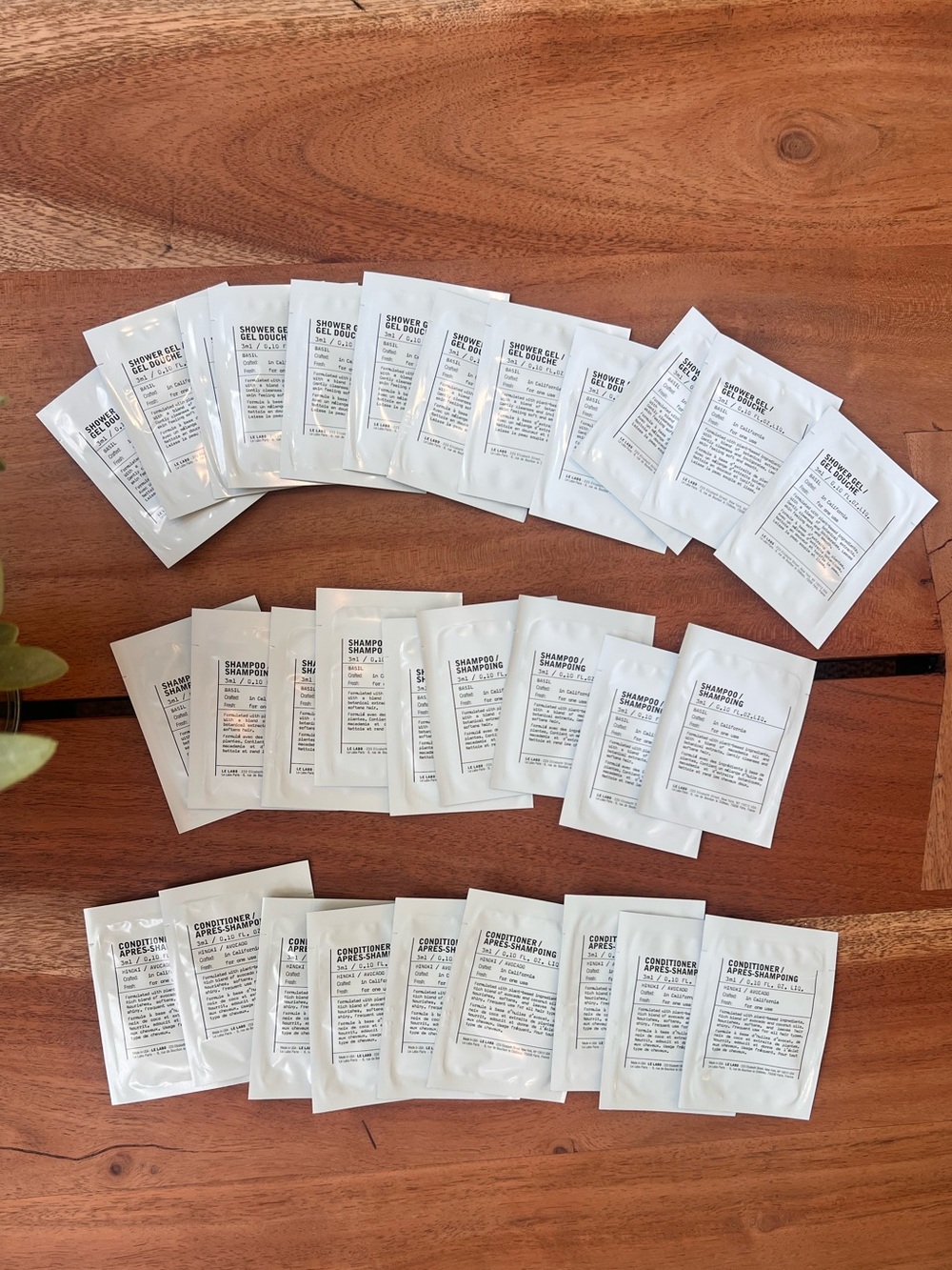 Le Labo Basil Bundle - Shampoo, Conditioner and Shower Gel